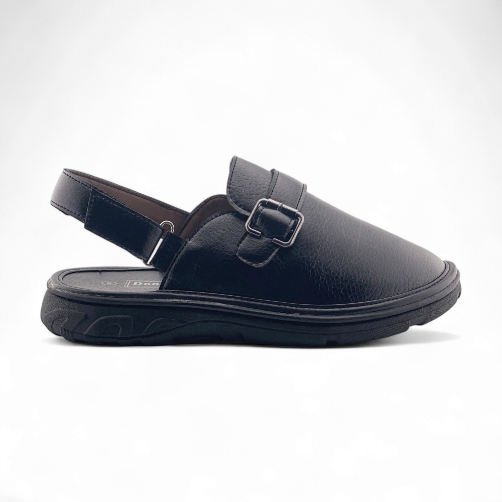 Men's Enclosed Front Sandal | MSA2412 | Black, Brown