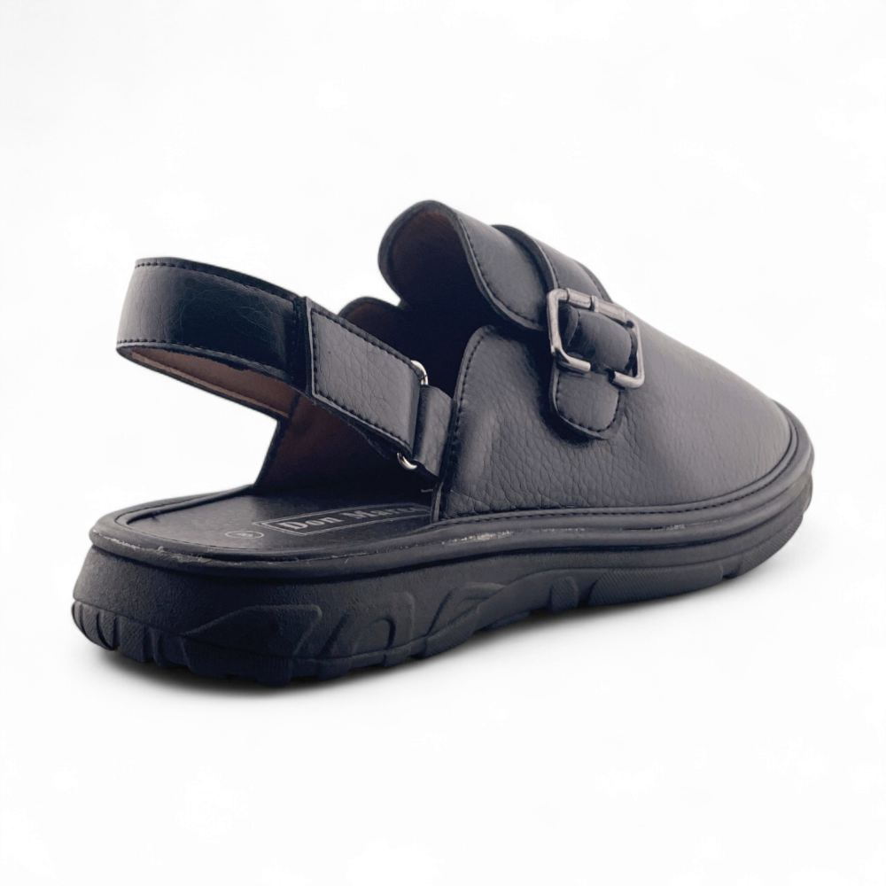 Men's Enclosed Front Sandal | MSA2412 | Black, Brown