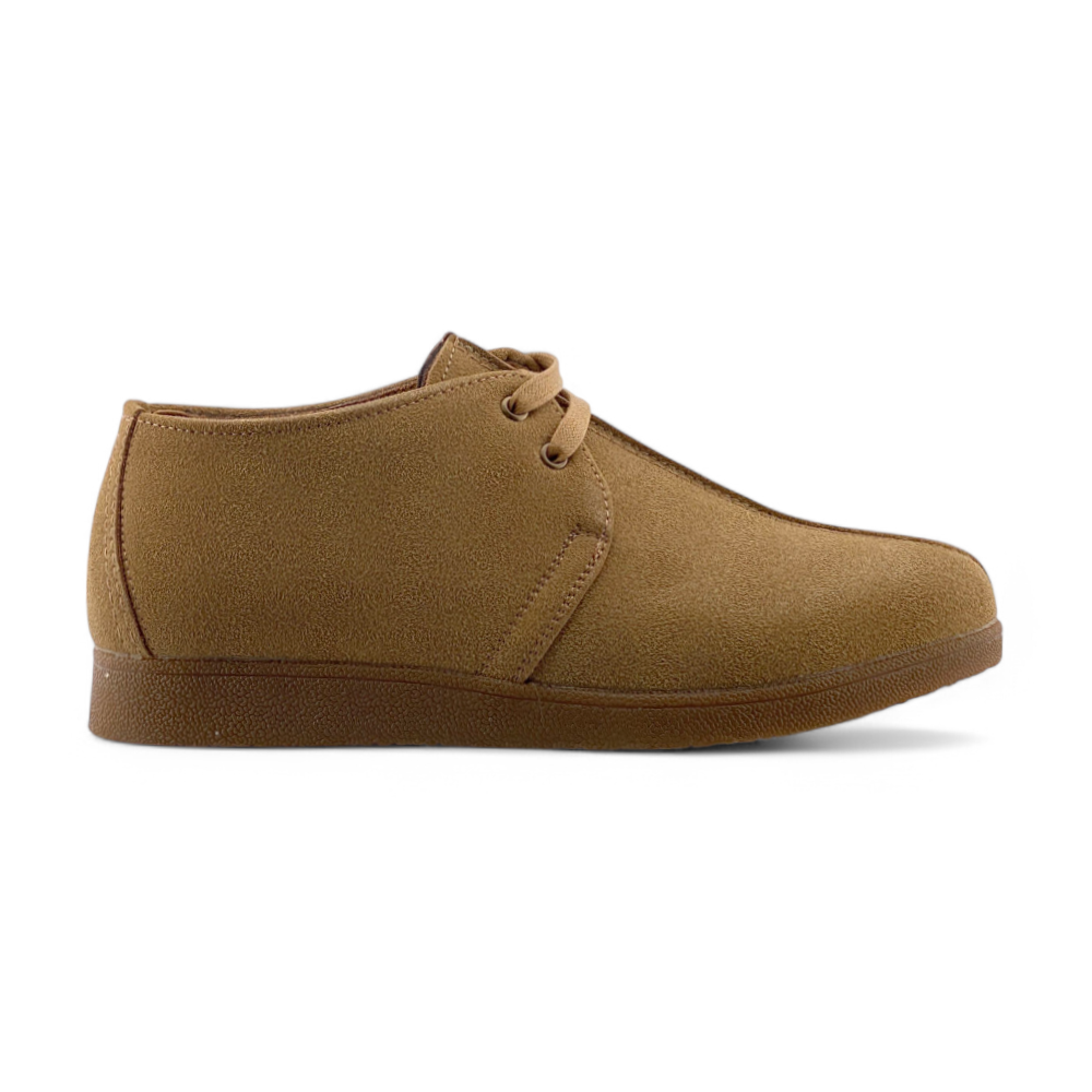 Men's Work Casual Suede Shoes | MWC9003 | Black & Sand