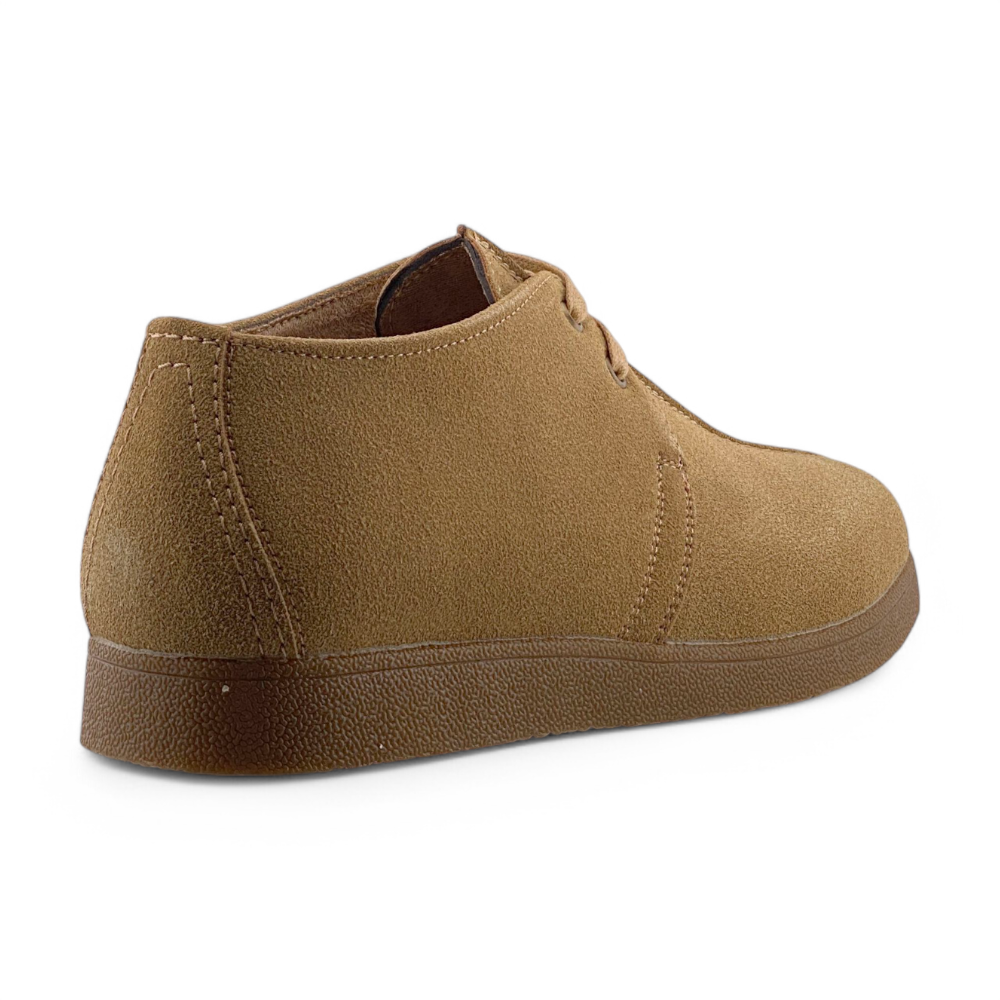 Men's Work Casual Suede Shoes | MWC9003 | Black & Sand