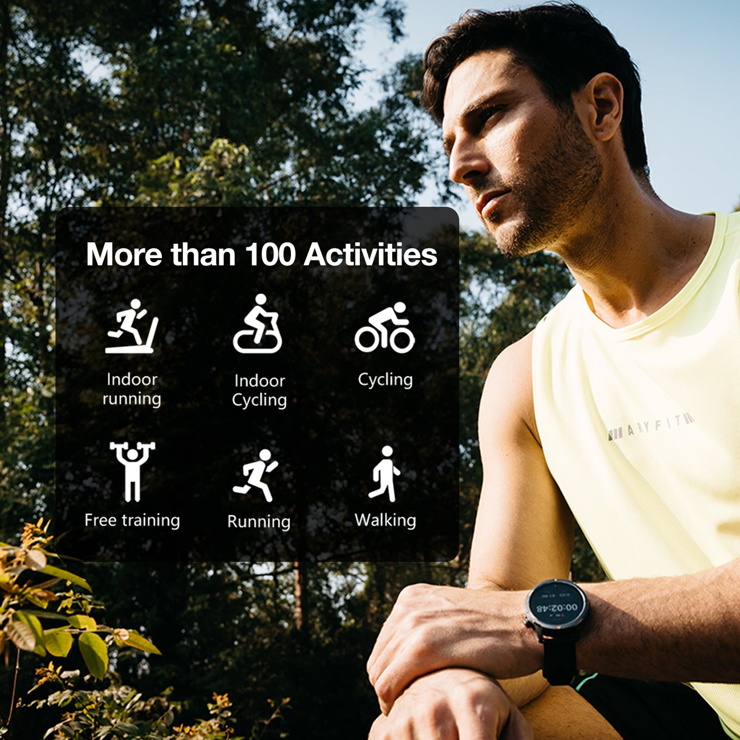 AGM Legion Rugged Smart Watch 50m Water Resistant