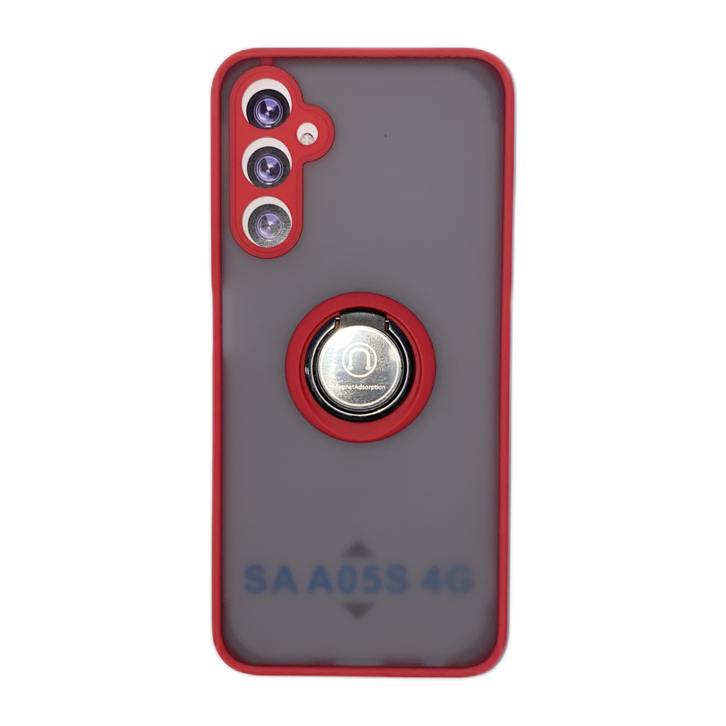 Samsung A05s Rugged Clear Case | Red