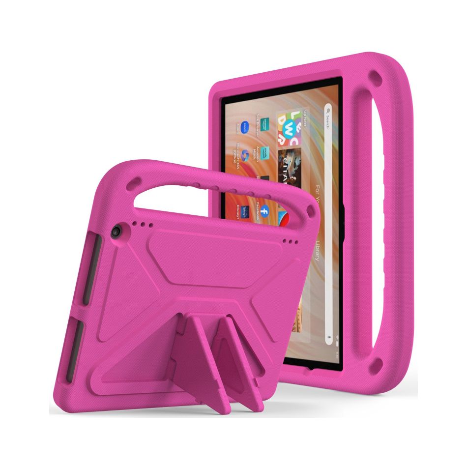AMAZON FIRE TABLET 8" RUBBER PROTECTIVE CASE FOR KIDS | Blue | Pink