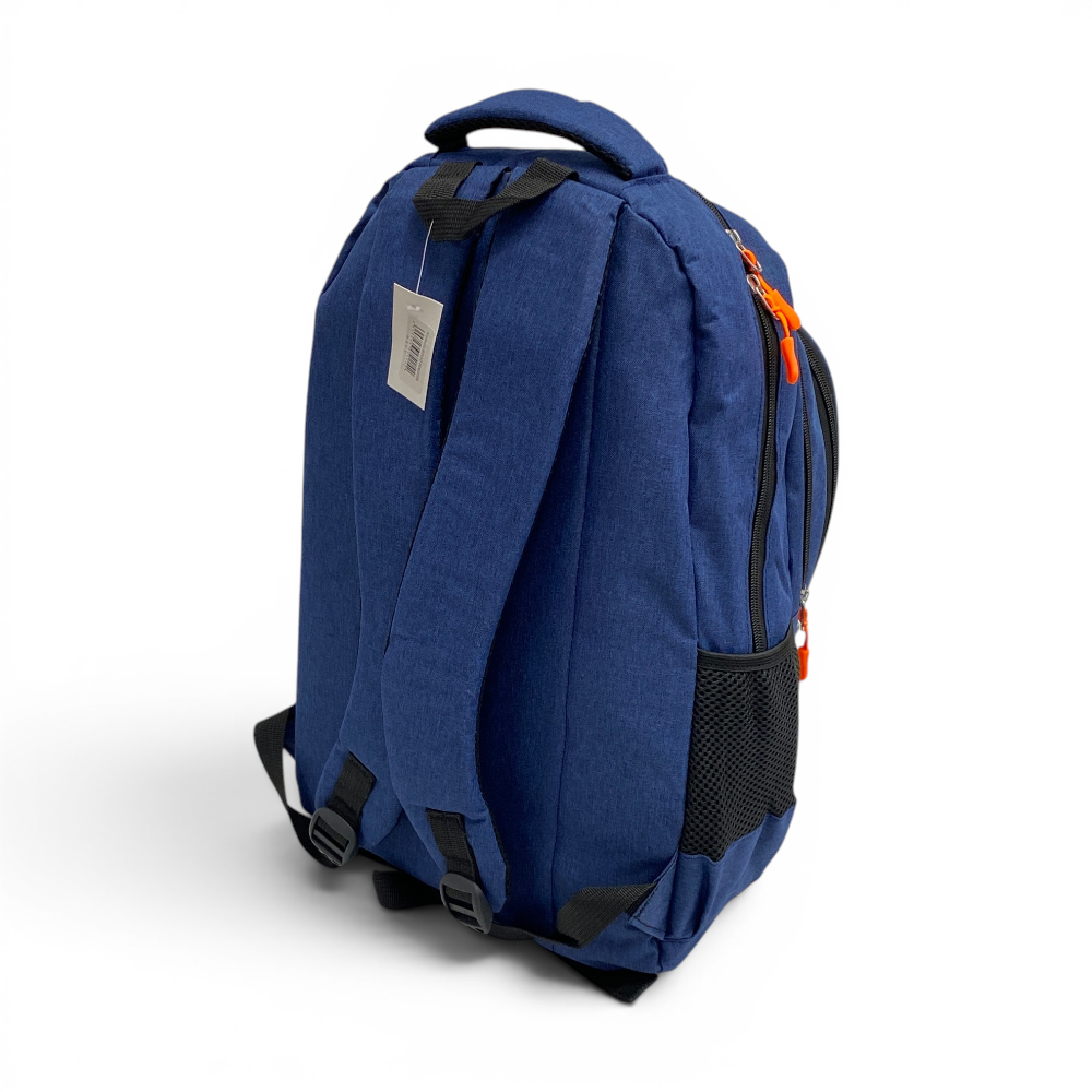 Touch Multi Compartment Backpack 18" | Black, Navy and Grey