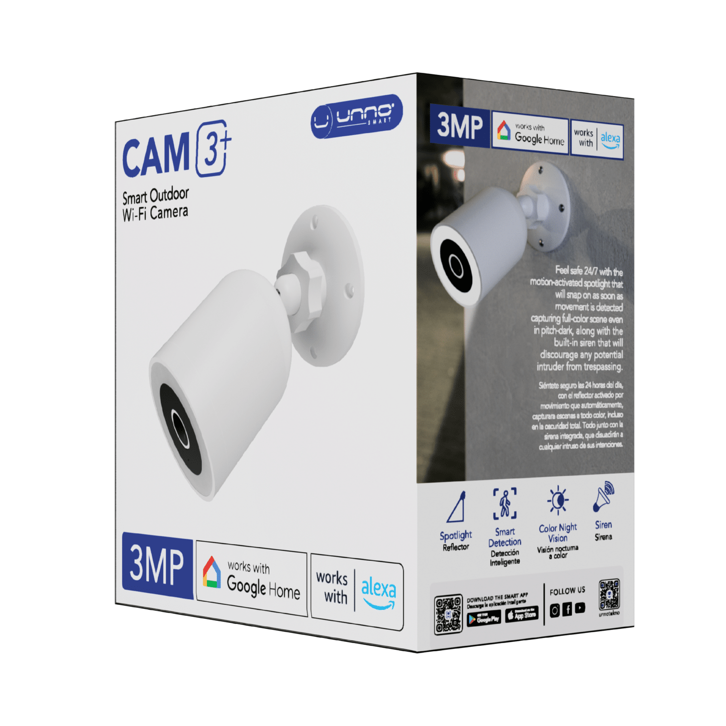 SMART WIFI OUTDOOR CAMERA CAM3+ | 3MP