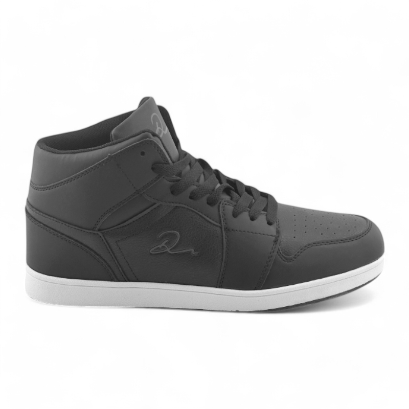 Mens Hi Top Sneakers | MSN3147 | Black White
