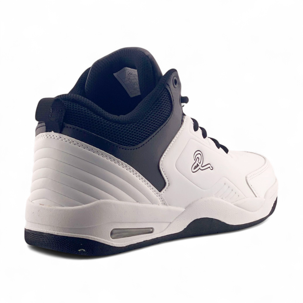 Mens Hi Top Sneakers | MSND433 | WhtBlk, All Wht