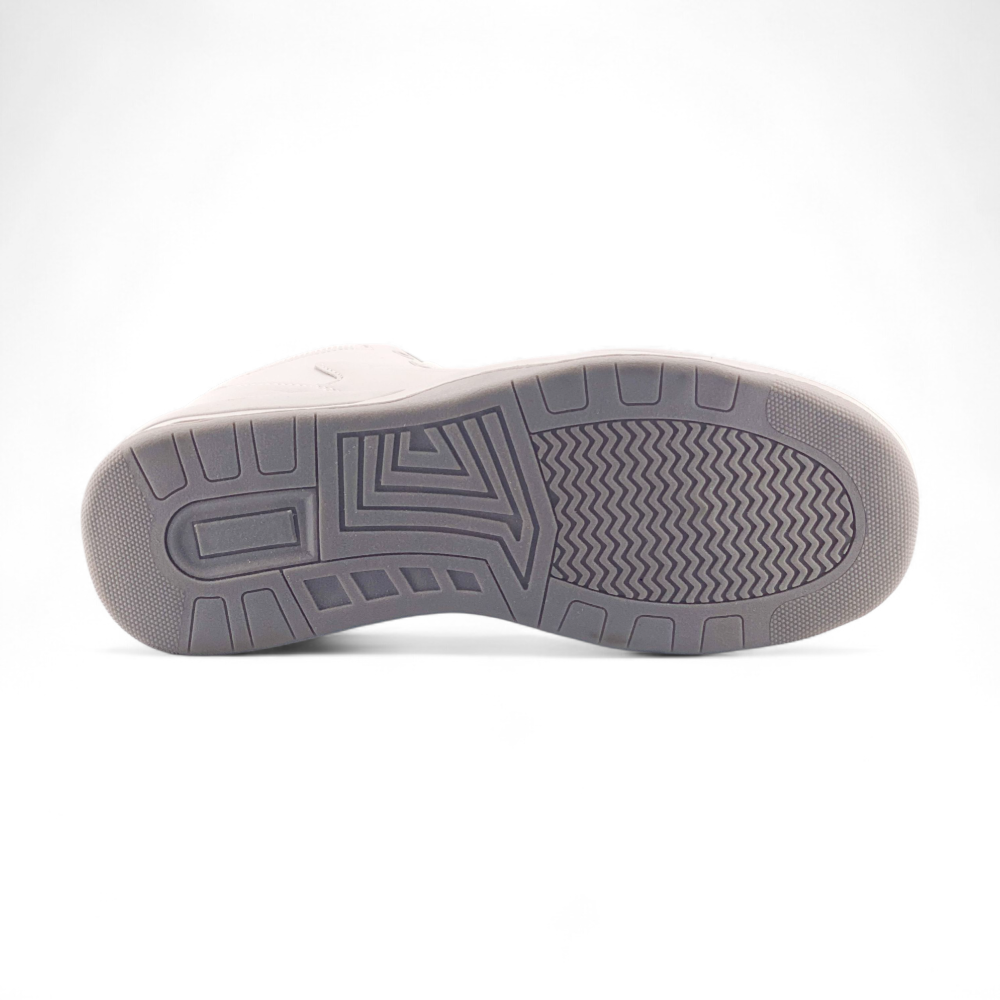 Mens Hi Top Sneakers | MSND433 | WhtBlk, All Wht