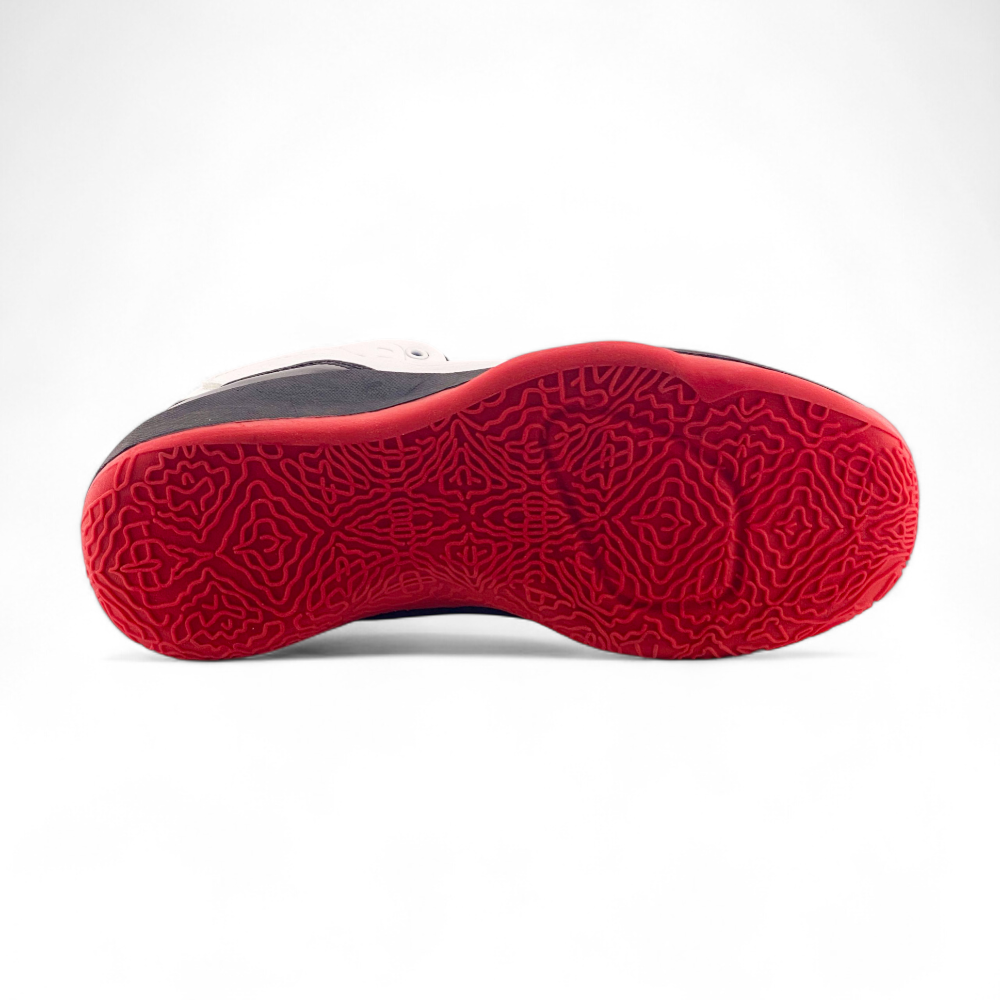 Mens Hi Top Sneakers | MSND438 | WhtBlkRed