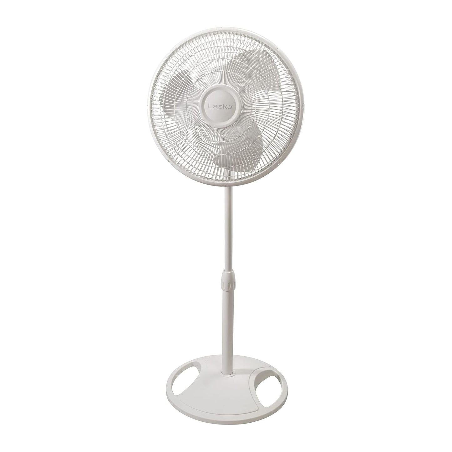 Lasko 2520 Oscillating Stand Fan,White 16 Inch White