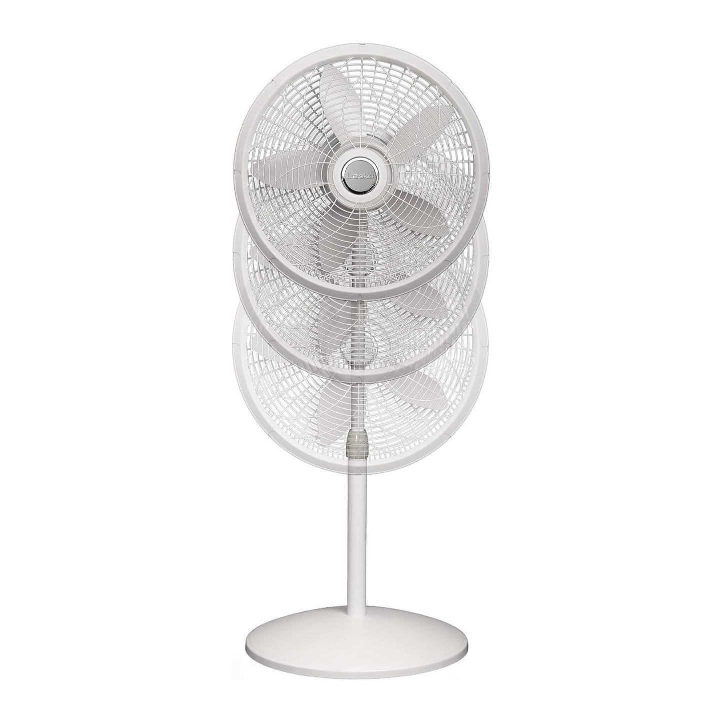 Lasko 1820 Oscillating Stand Fan, 18 Inch White
