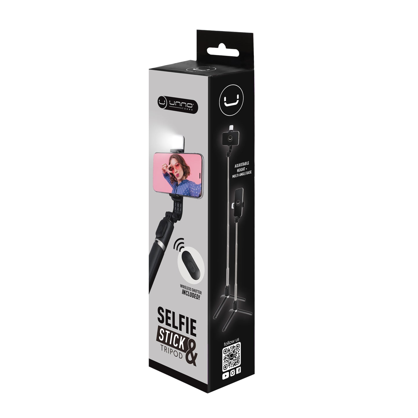 SELFIE STICK & TRIPOD with LED Light