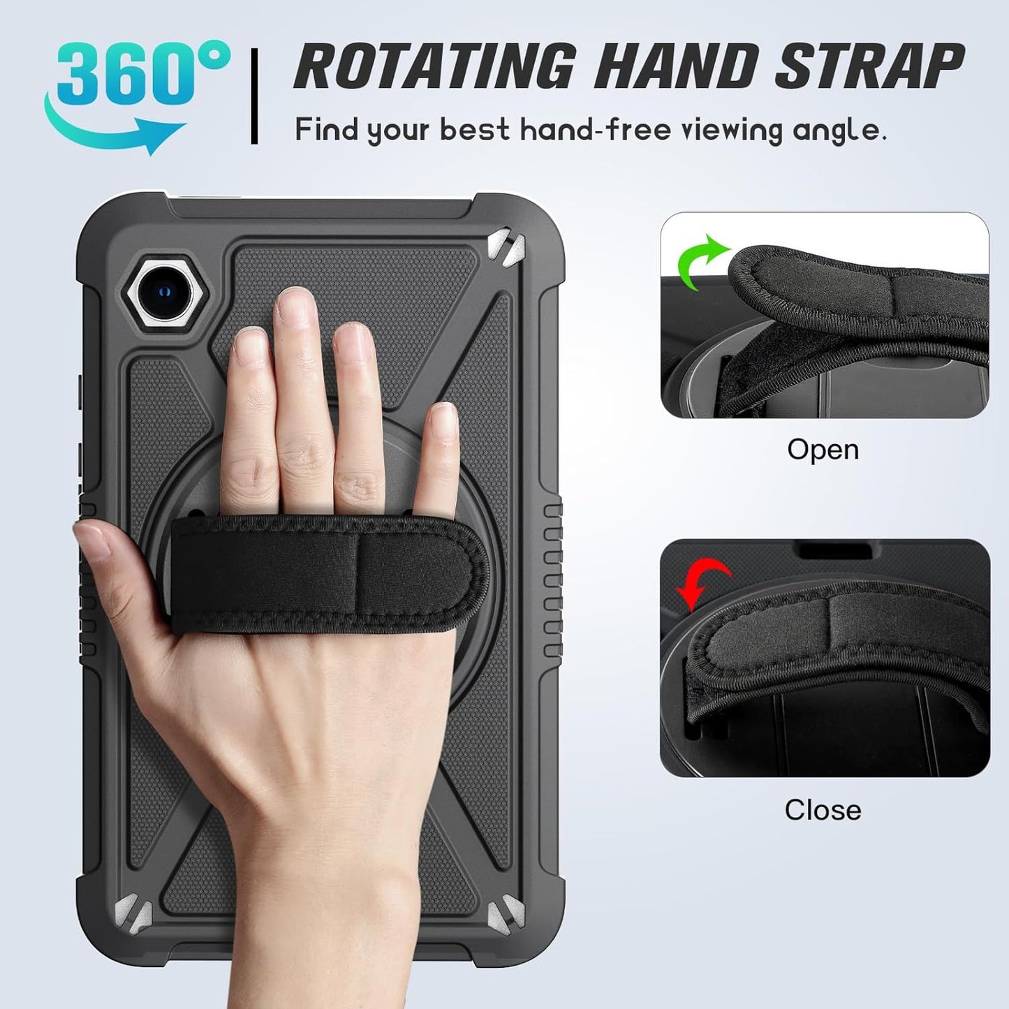 Rugged Case for Samsung Galaxy Tab A9 Case 8.7 Inch 2023