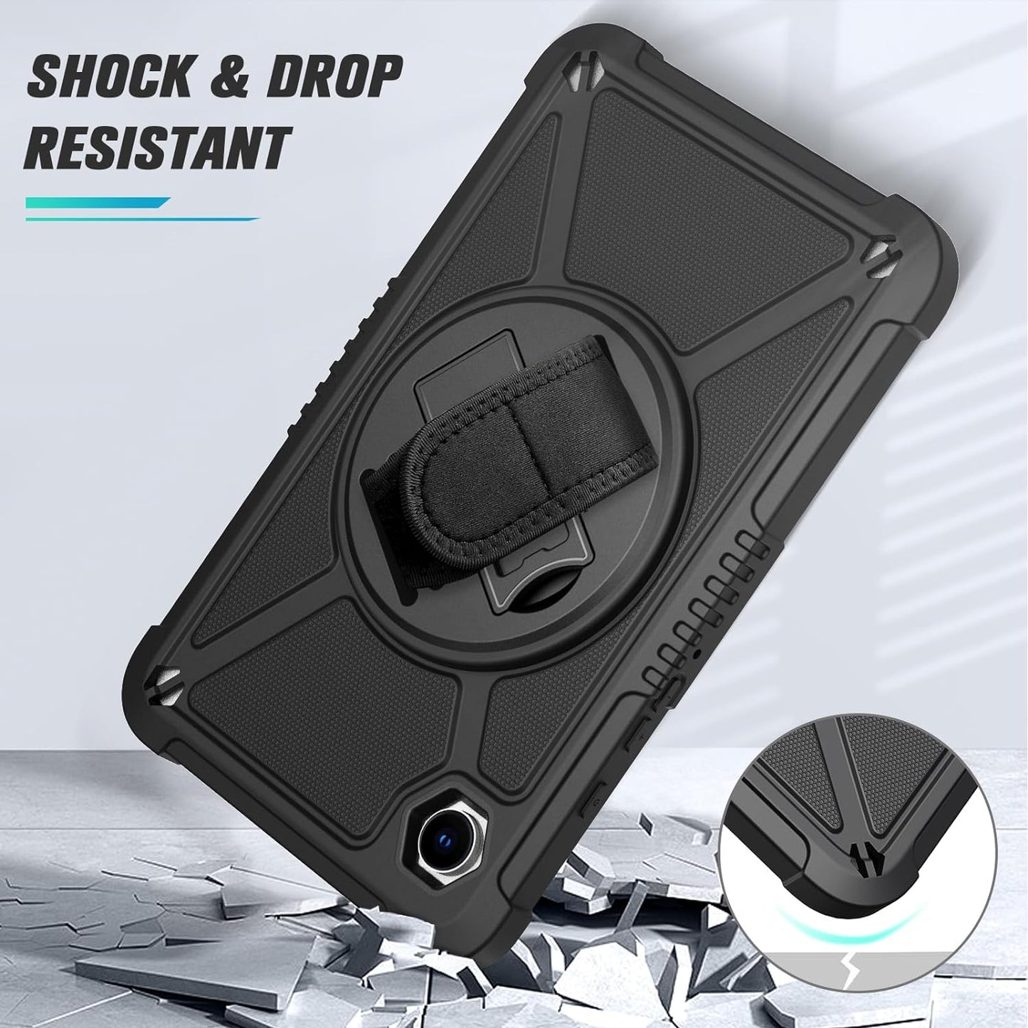Rugged Case for Samsung Galaxy Tab A9 Case 8.7 Inch 2023