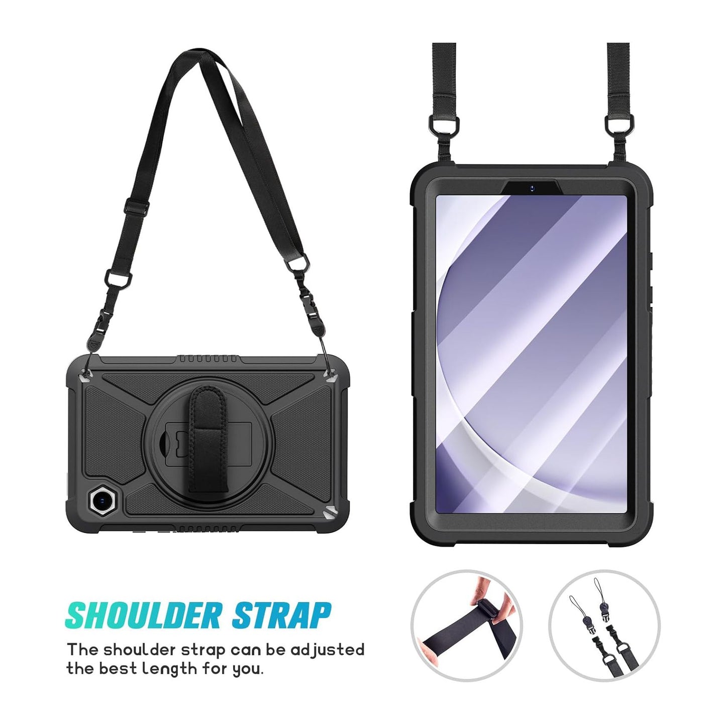 Rugged Case for Samsung Galaxy Tab A9 Case 8.7 Inch 2023