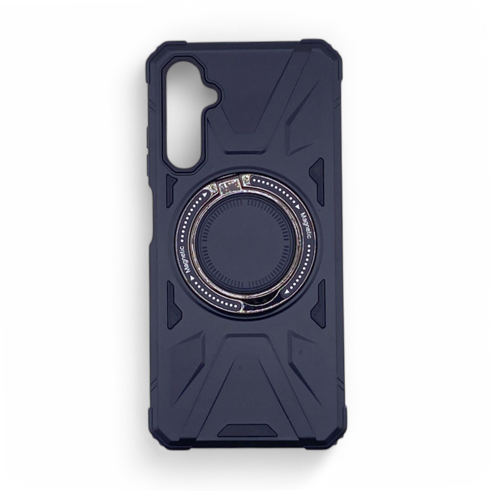 Samsung A05s Protective Ring Case with kick stand | Black