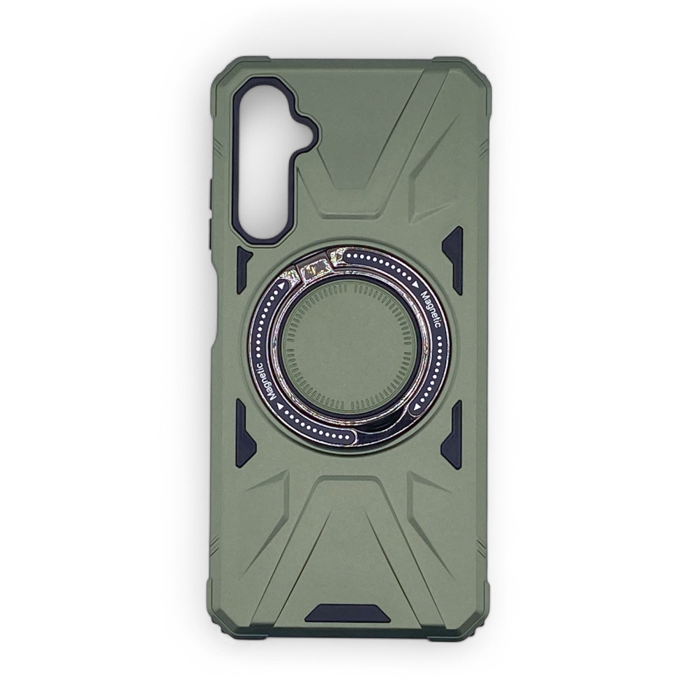 Samsung A05s Protective Ring Case with kick stand | Green