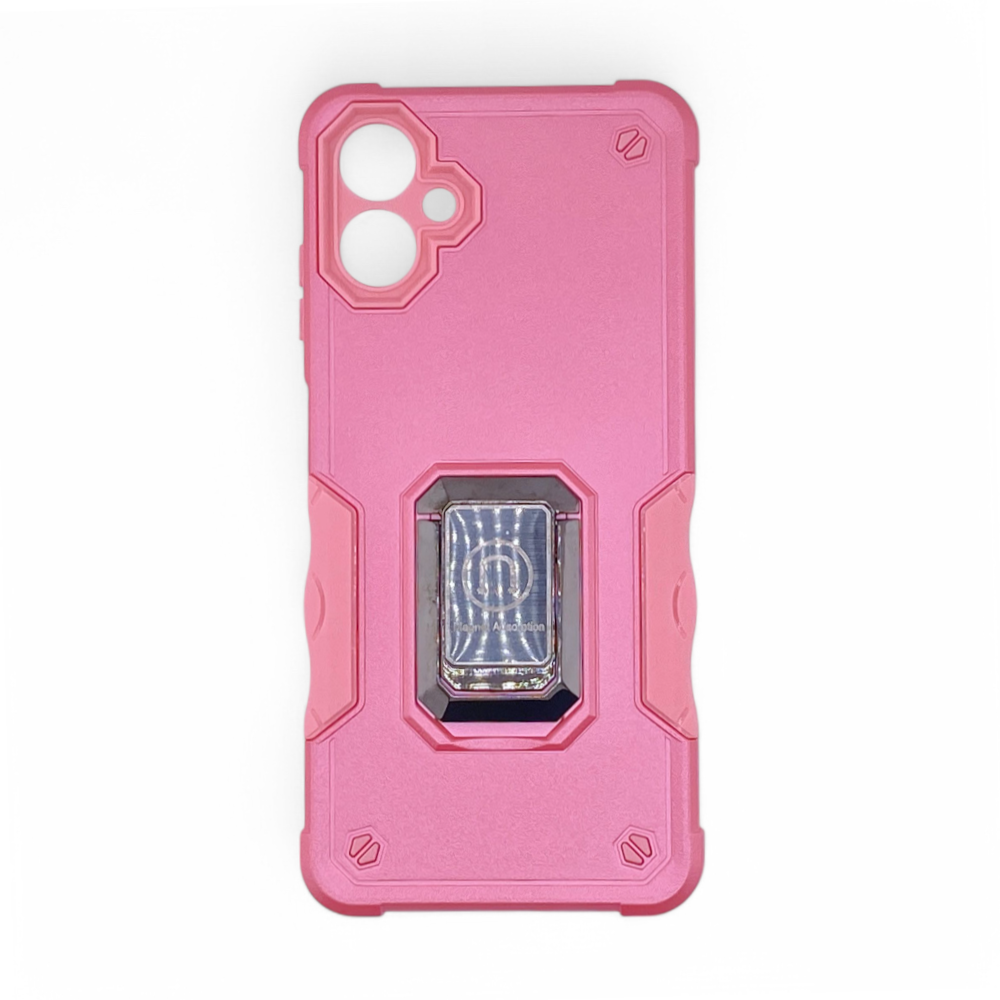 Samsung A06 Protective Rugged Case with kick stand | Pink