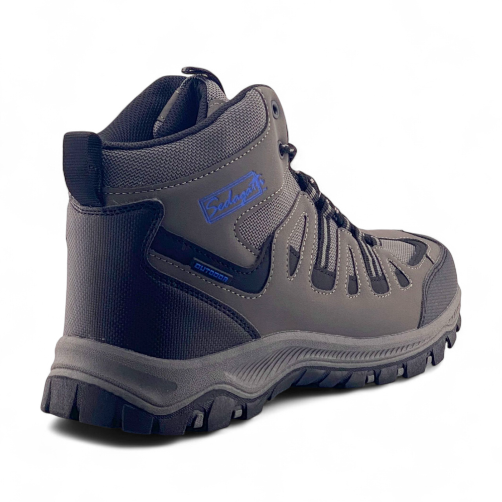 Men's Hi Top Hikers | MHK4043 | Dk Brown, Brown, Dk Grey