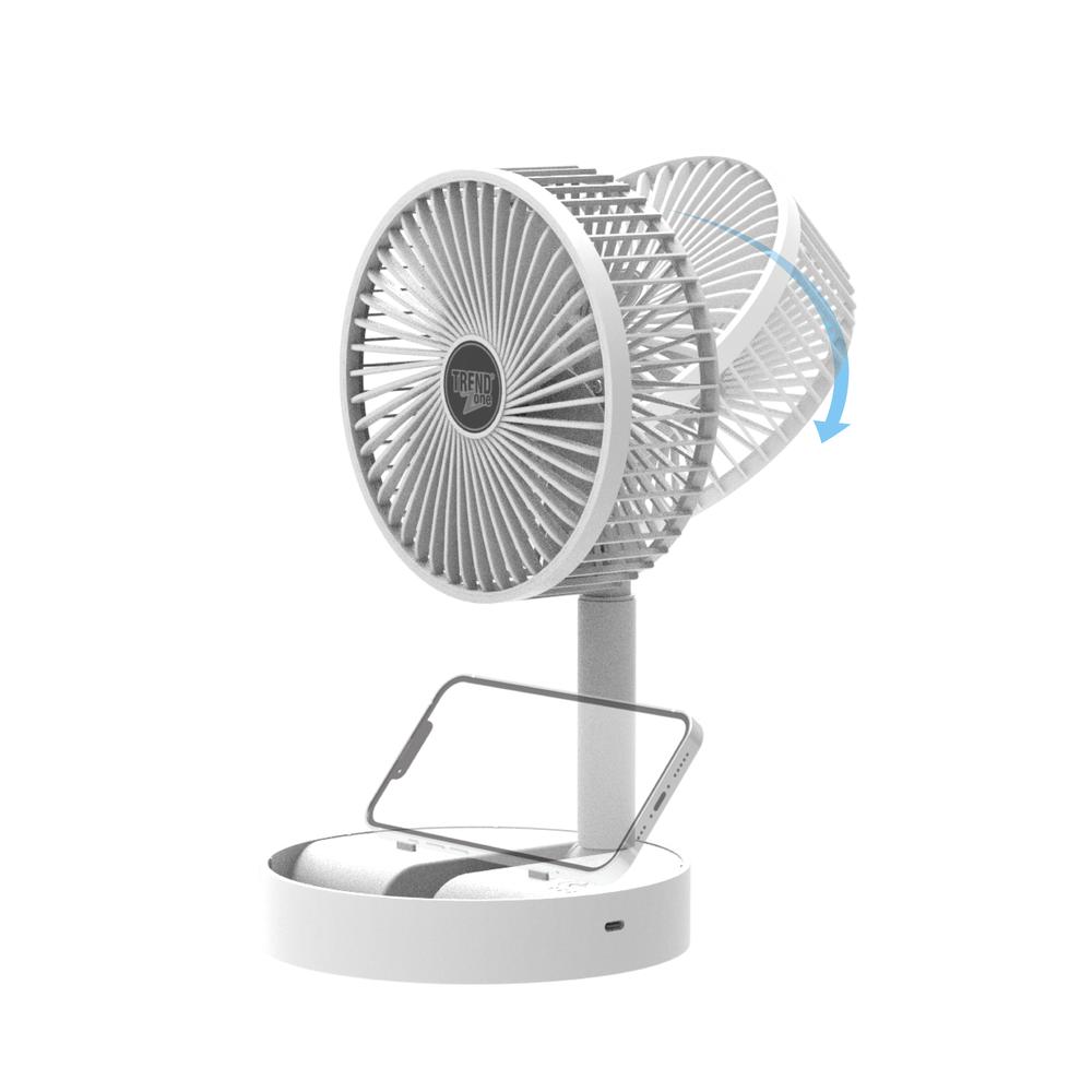 Trend Zone Portable White Desk Fan