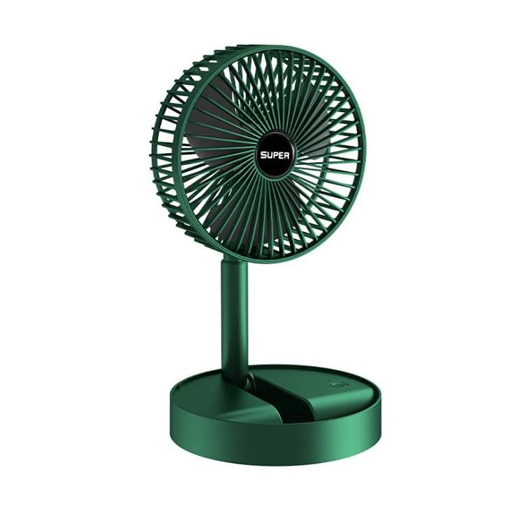 Telescopic Folding Fan Green USB