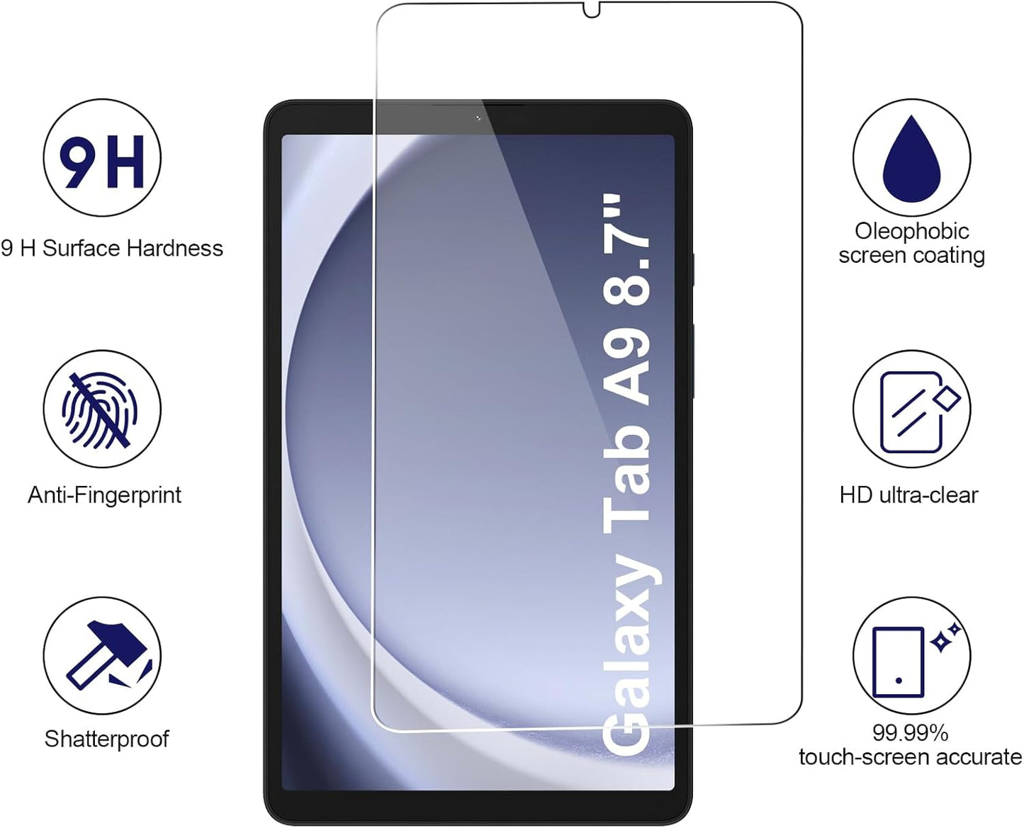Samsung A9 8.7" Tablet | Tempered Glass Screen Proctector