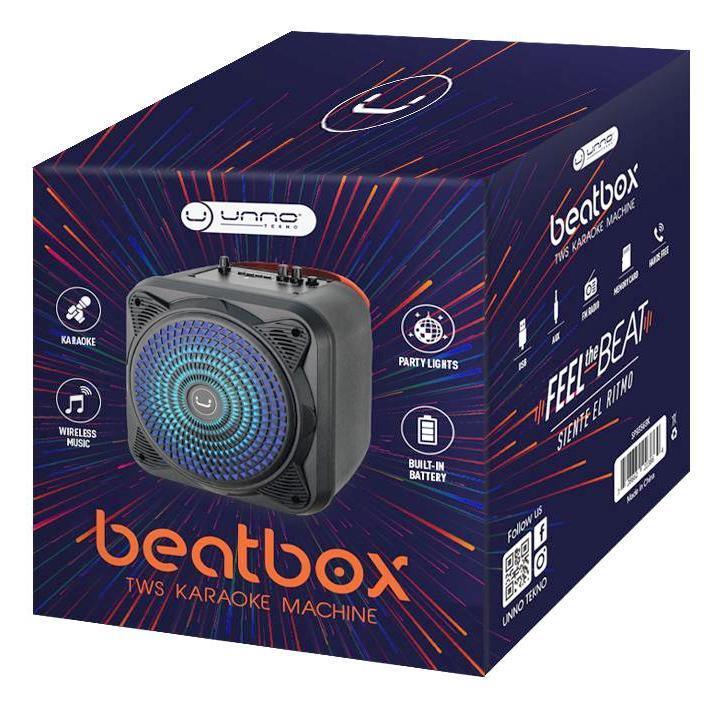 BEATBOX TWS KARAOKE SPEAKER WITH LED LIGHTS - ShopLibertyStore.com