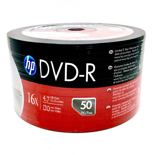 HP DVD-R 4.7GB 16X Logo - 50 Pk - ShopLibertyStore.com