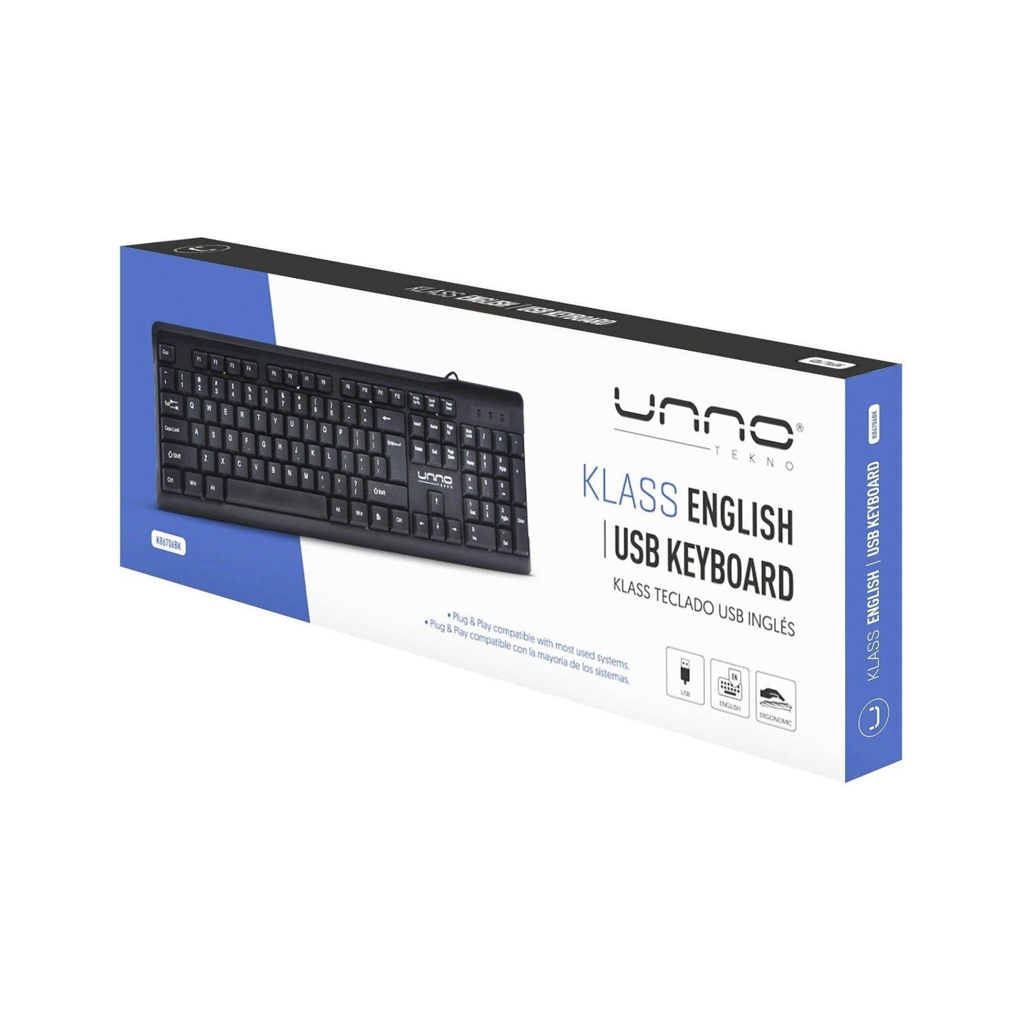 KLASS USB KEYBOARD ENGLISH - ShopLibertyStore.com