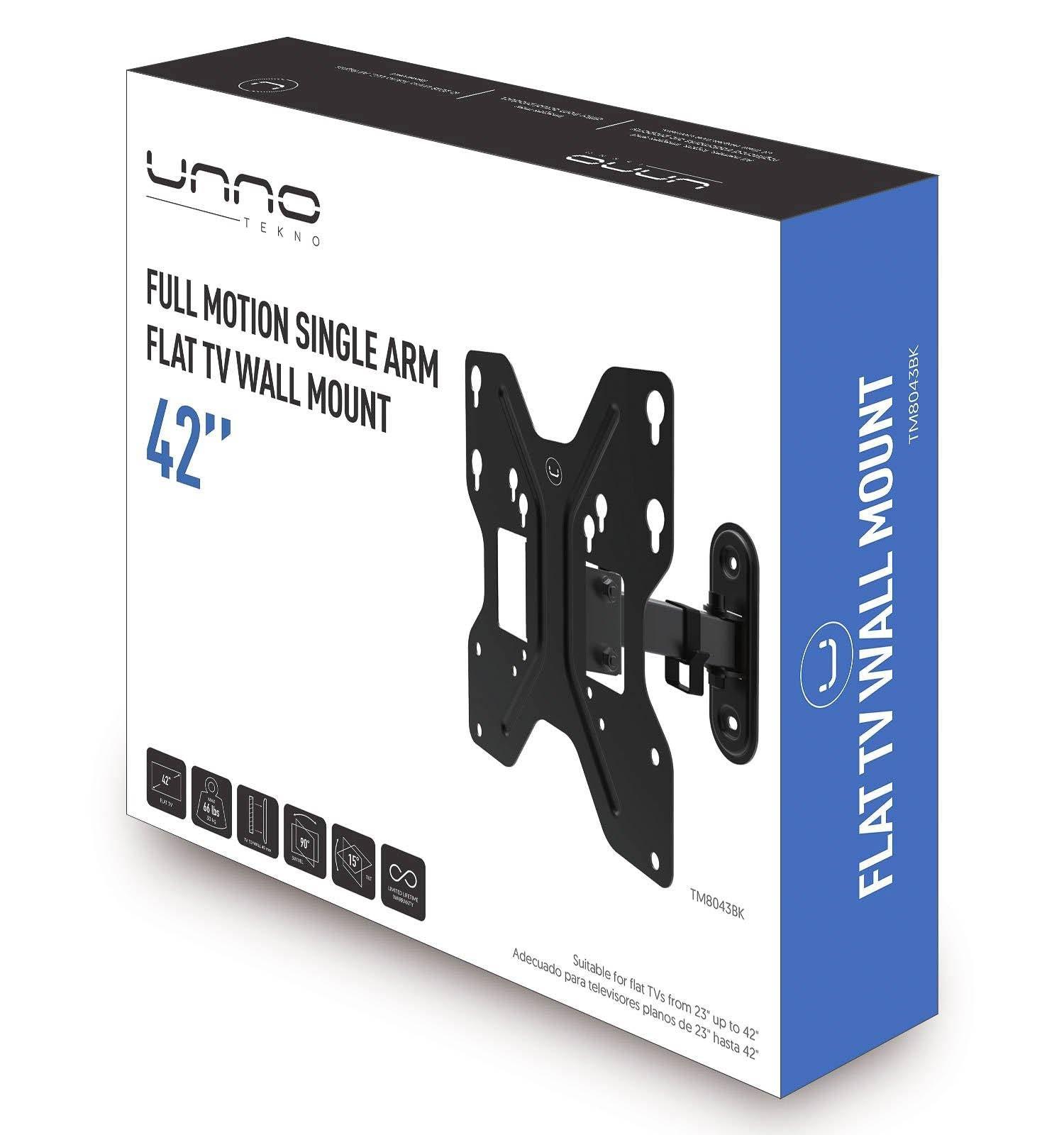 TV WALL MOUNT FULL MOTION SINGLE ARM 42" - ShopLibertyStore.com