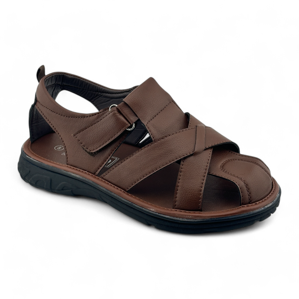 Men's Enclosed Sandals | MSA2406 | Black & Brown