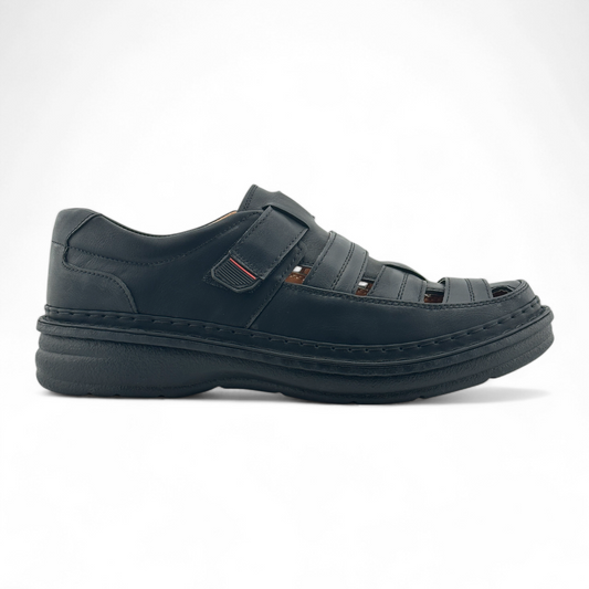 Men's Enclosed Sandal | MSA2411 | Black