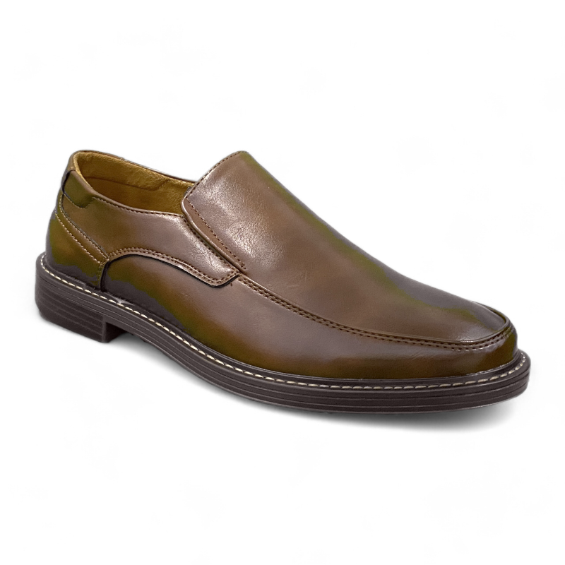 Men's Work Casual Slip On Shoes | MWC2761 | Black & Brown