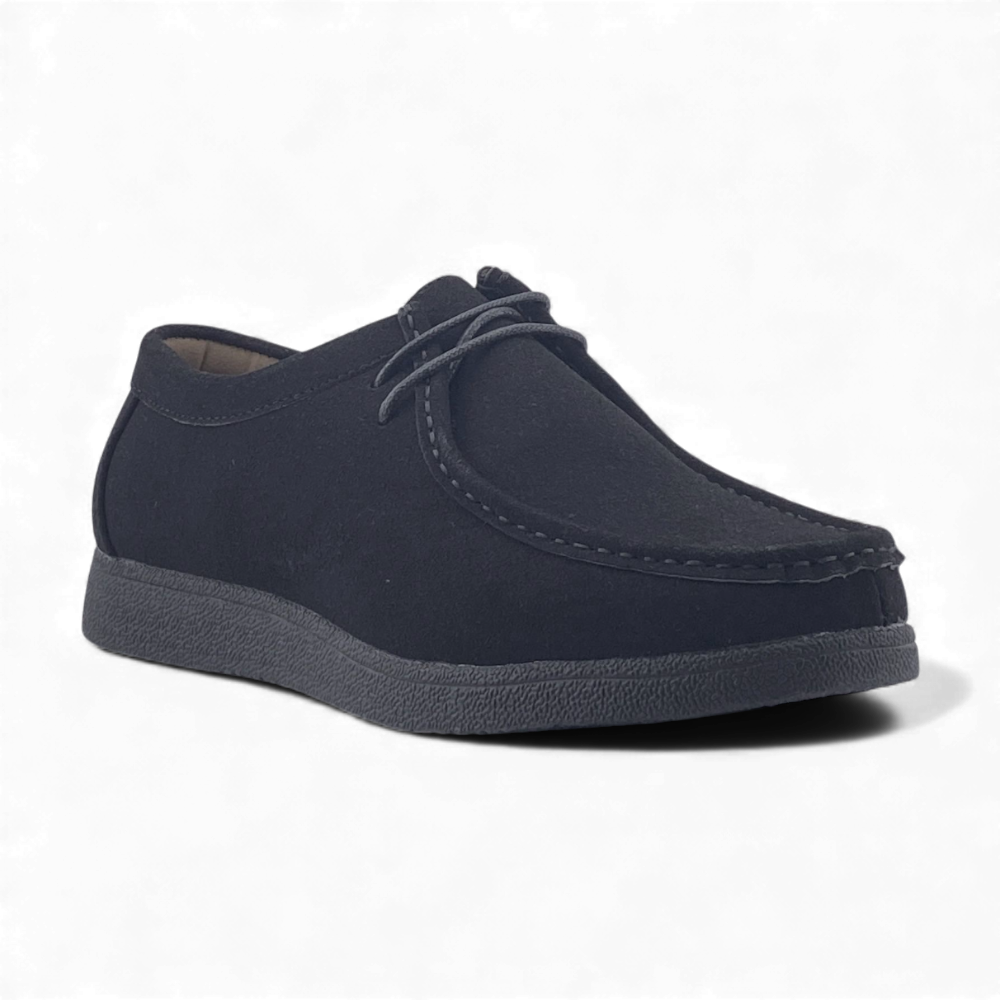 Men's Work Casual Shoes | MWC2788 | Black Suede