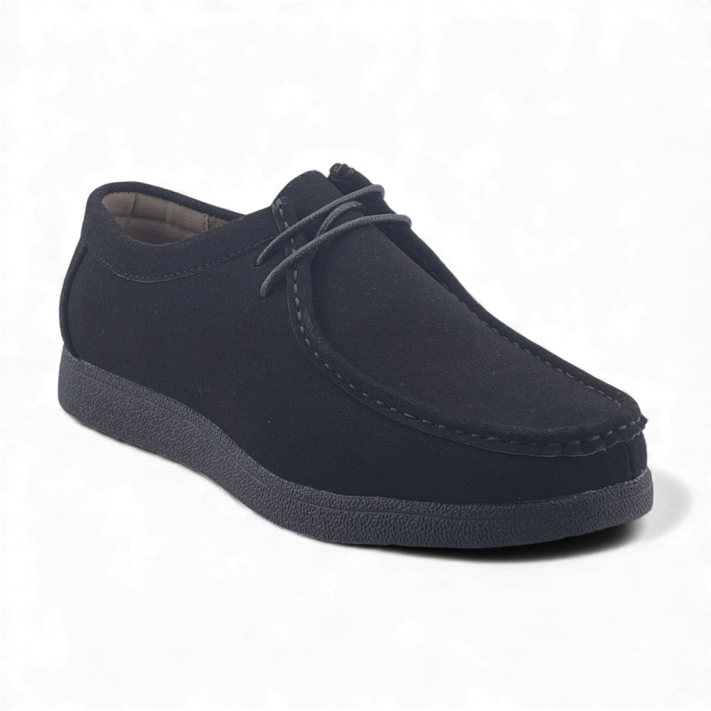Men's Work Casual Shoes | MWC2788 | Black Suede