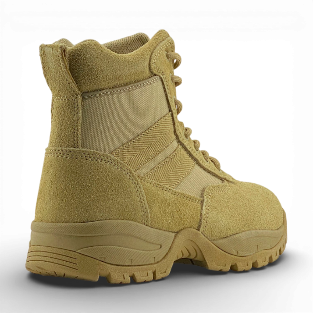 Men's Tactical Coyote Leather Work Boots | MWB6601 | Wheat