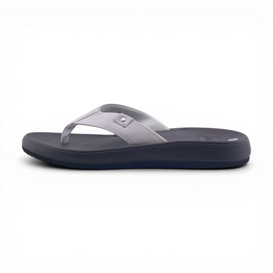 Mens Flip Flop Slippers | MSL4139M | Black, Tan & White