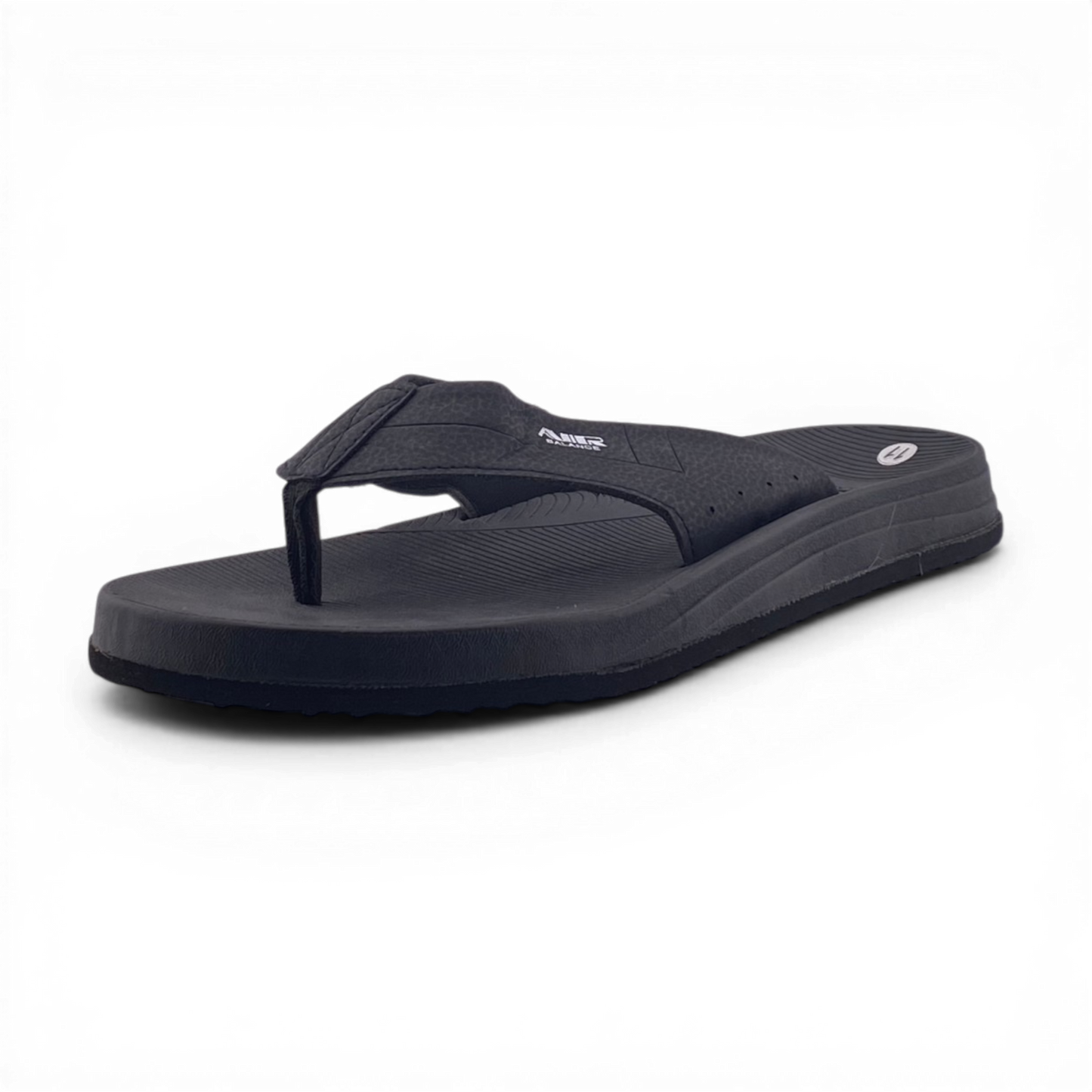 Mens Flip Flop Slippers | MSL4142M | Black, Tan & Grey