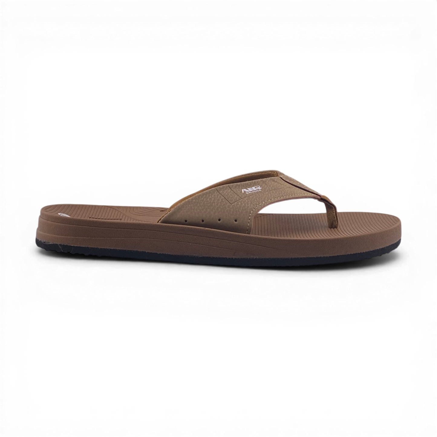 Mens Flip Flop Slippers | MSL4142M | Black, Tan & Grey