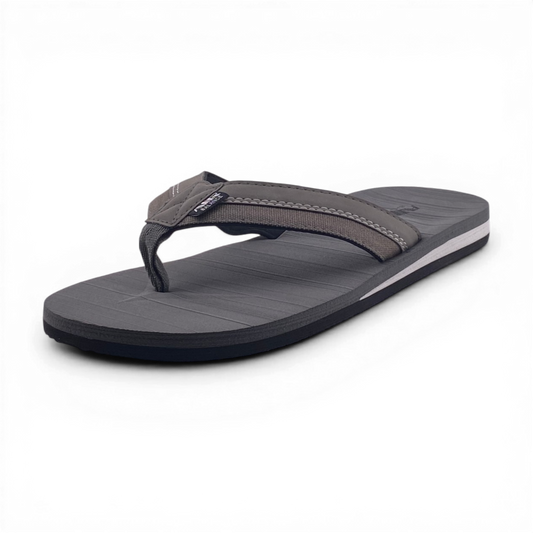 Mens Flip Flop Slippers | MSL7072M | Black, Brown & Grey