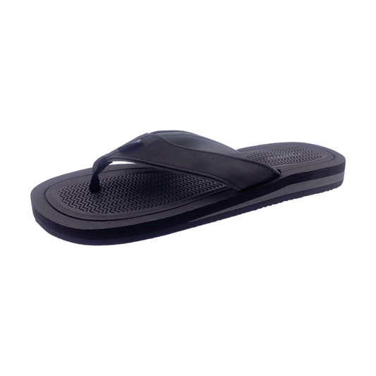 Mens Flip Flop Slippers | MSL7073M | Black, Brown & Grey