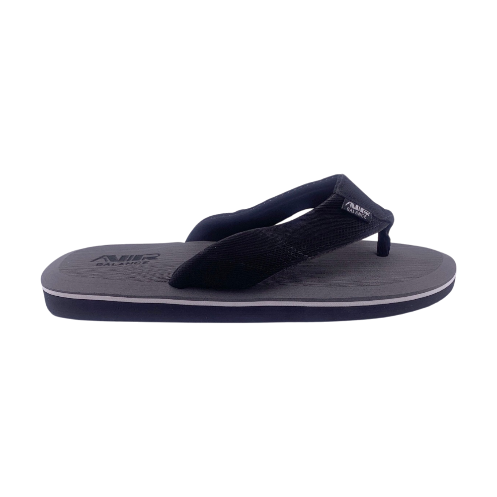 Mens Flip Flop Slippers | MSL47076M | Black, Brown & Tan