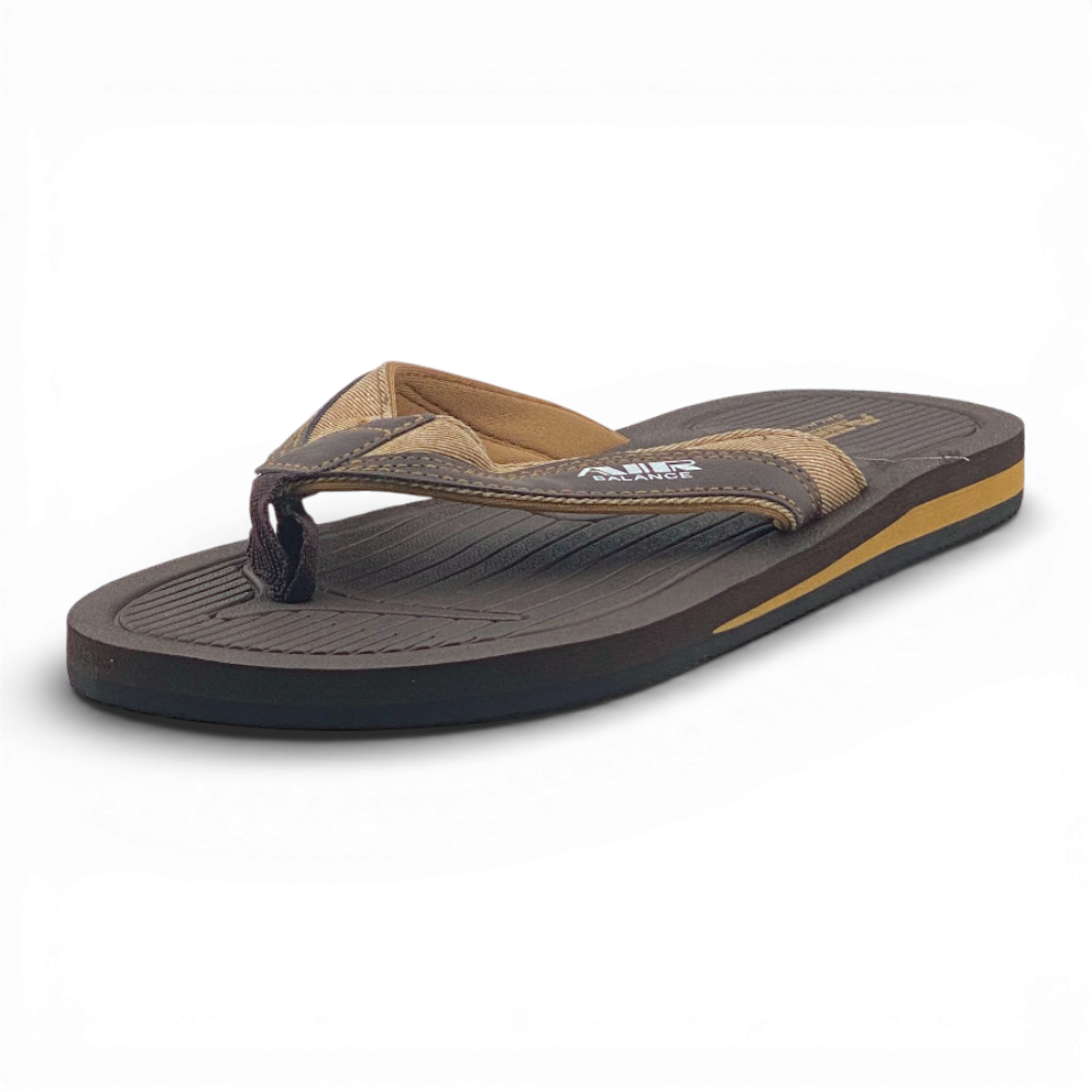 Mens SlippersMens Flip Flop Slippers | MSL7078 | Black, Brown & Navy