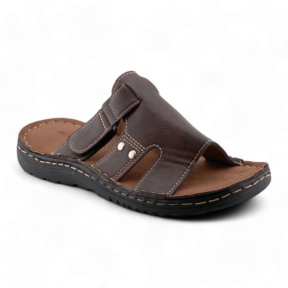 Men's Slippers | MSL7705 | Tan & Brown