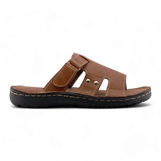 Men's Slippers | MSL7705 | Tan & Brown