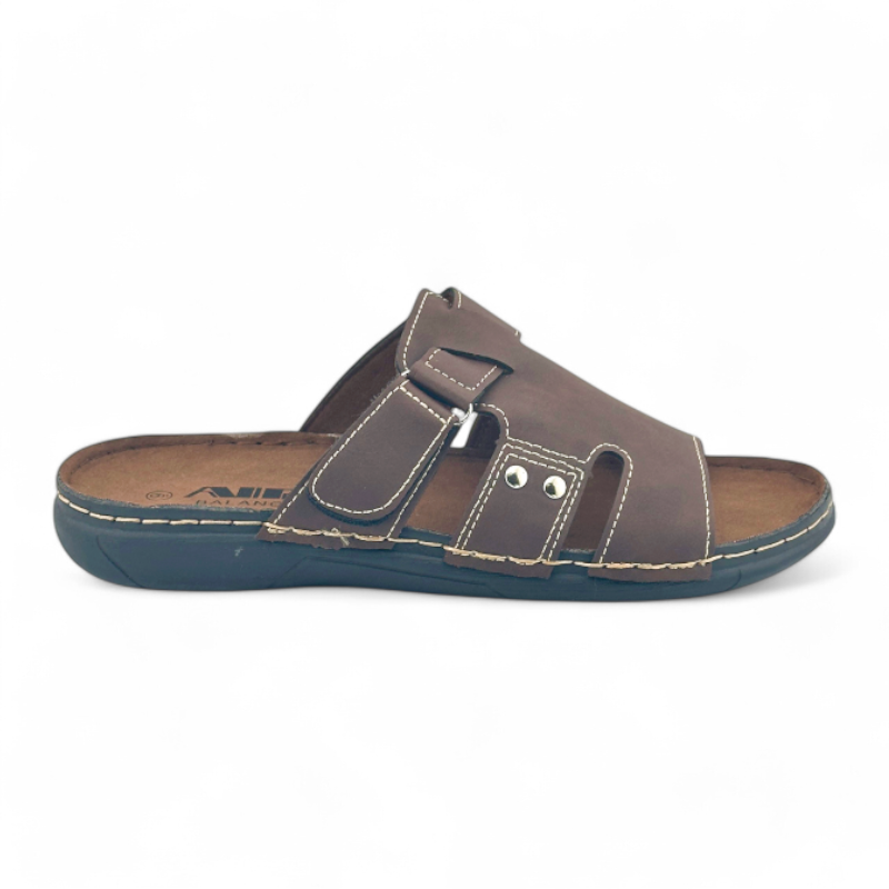 Men's Slippers | MSL7734 | Coffee & Tan