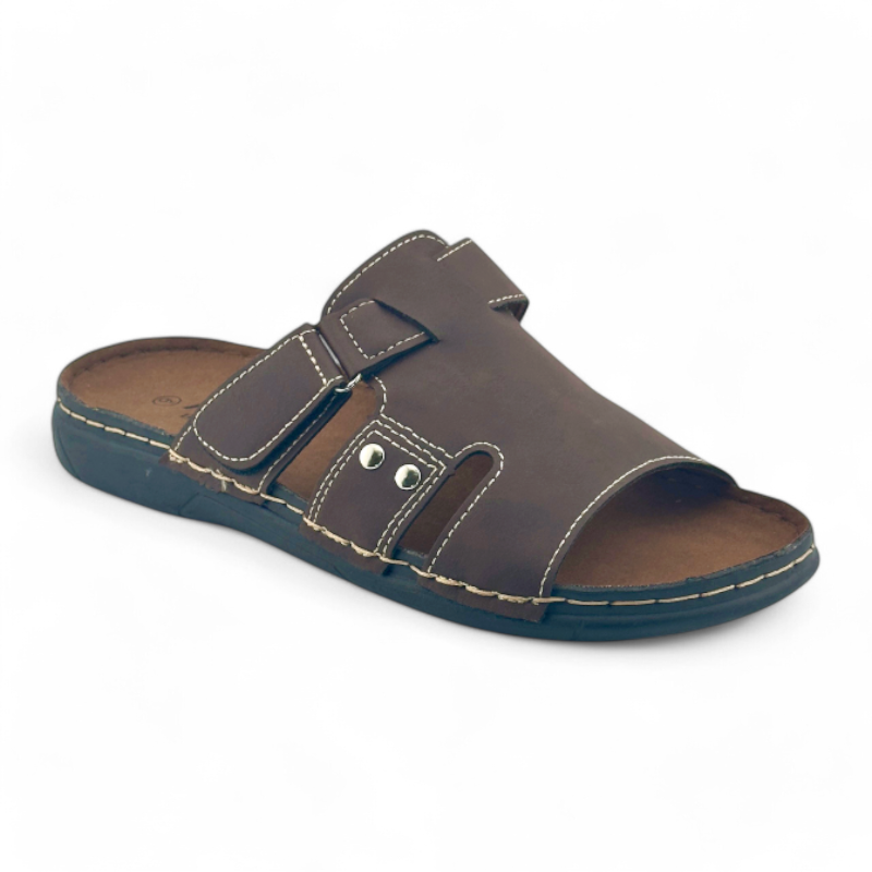 Men's Slippers | MSL7734 | Coffee & Tan