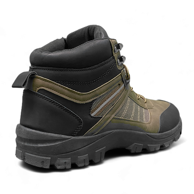 Men's Hiker Boots | MKH6156 | Black & Brown