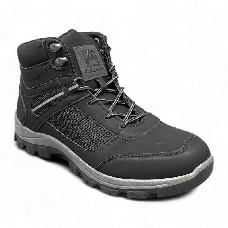 Men's Hiker Boots | MKH6156 | Black & Brown