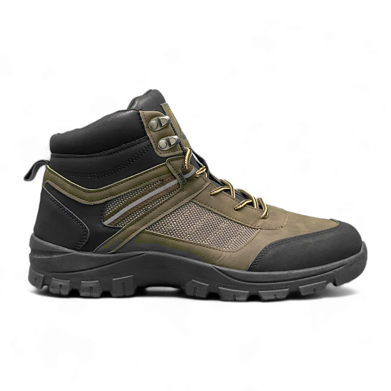 Men's Hiker Boots | MKH6156 | Black & Brown